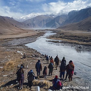 Ladakh Suspends Chaddar Trek as Zanskar River Begins to Unfreeze