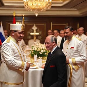President Murmu Hosts Lavish Banquet for Putin