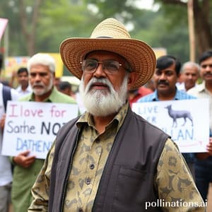 Maharashtra MLA Protests Wildlife Issues in Unique Fashion